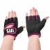 Women’s Padded Grip Fingerless Gym Gloves for Weight Lifting, Cross Training, Exercise Bikes GG-051